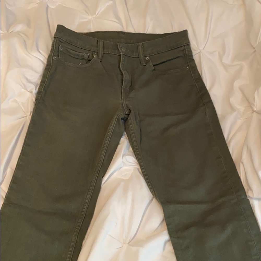 Men’s Levi’s 511 Olive jeans 30x32